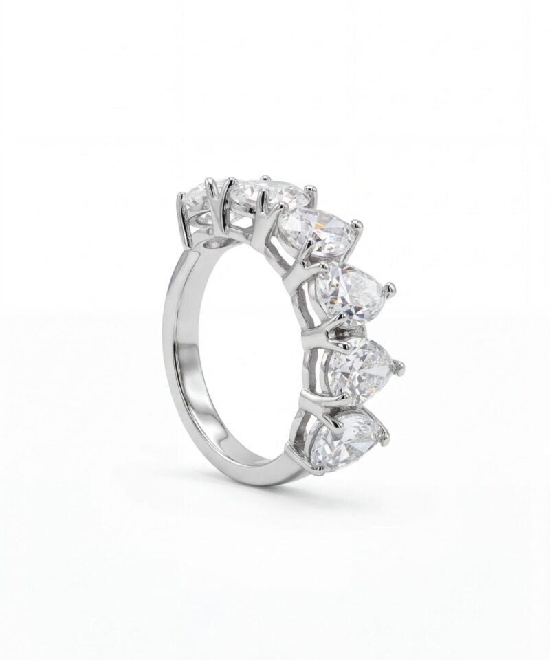 Anel Solitário Lumine com Moissanite Central 5,7 mm