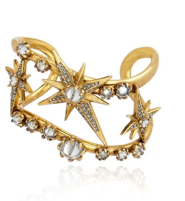 Bracelete Star Harley com Cristais em Banho Ouro Vintage | Claudia Arbex