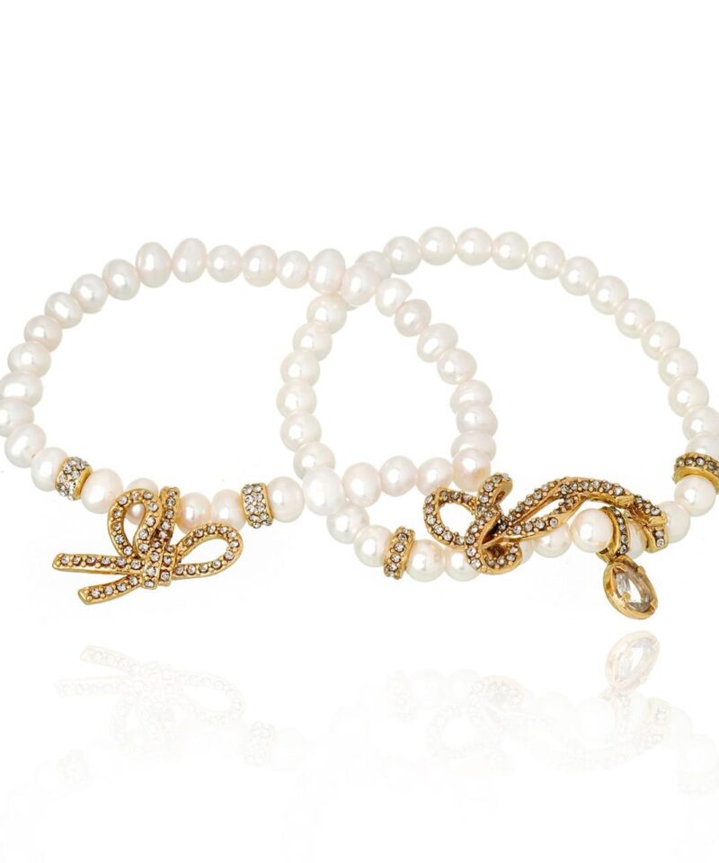 Pulseira Afeto Laço em Banho Ouro Vintage | Claudia Arbex
