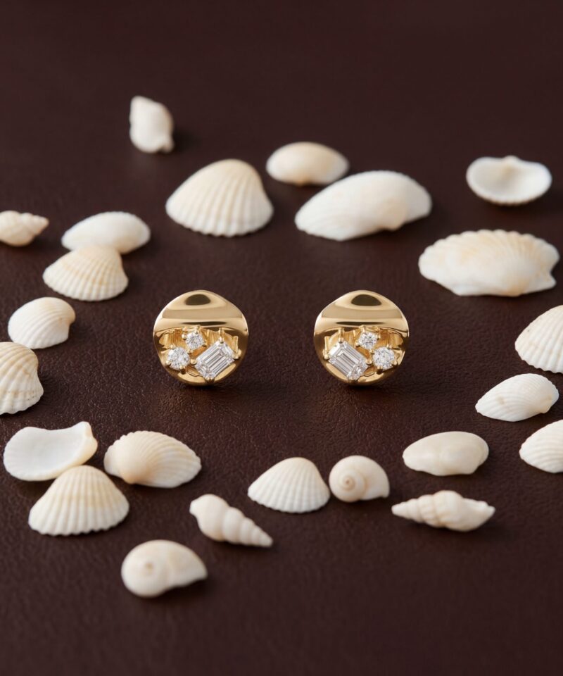 Alternative view of Brinco Trio Lumière com Moissanites 5 mm 2,30 ct Dourado