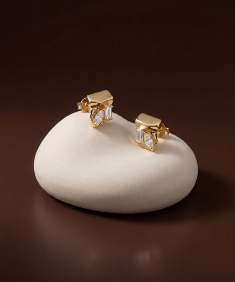 Alternative view of Brinco Atelier com Moissanites 4 mm 2,60 ct em Lapidações Variadas