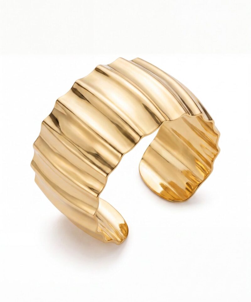 Bracelete Venezia Largo Rígido com Design Atemporal