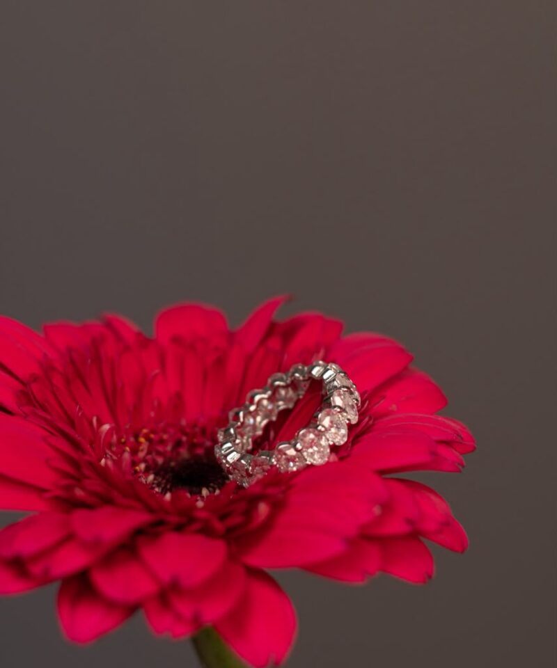 Alternative view of Anel Atelier Cravejado com Moissanite 6 mm