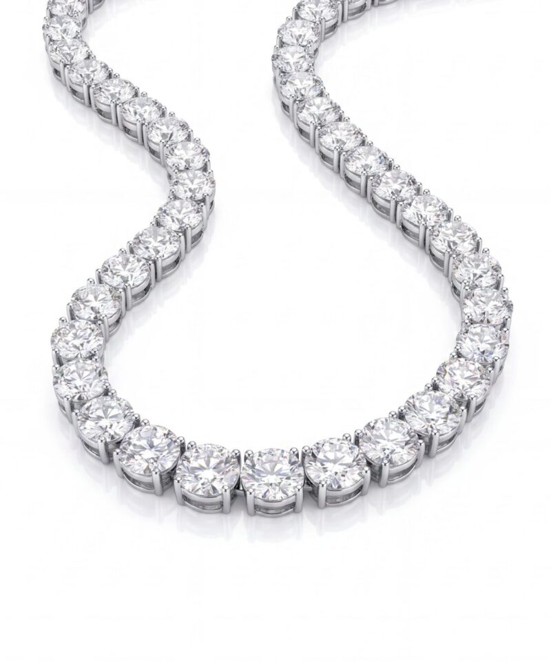 Colar Riviera Belle Epoque 11 mm 5.0ct  45 cm